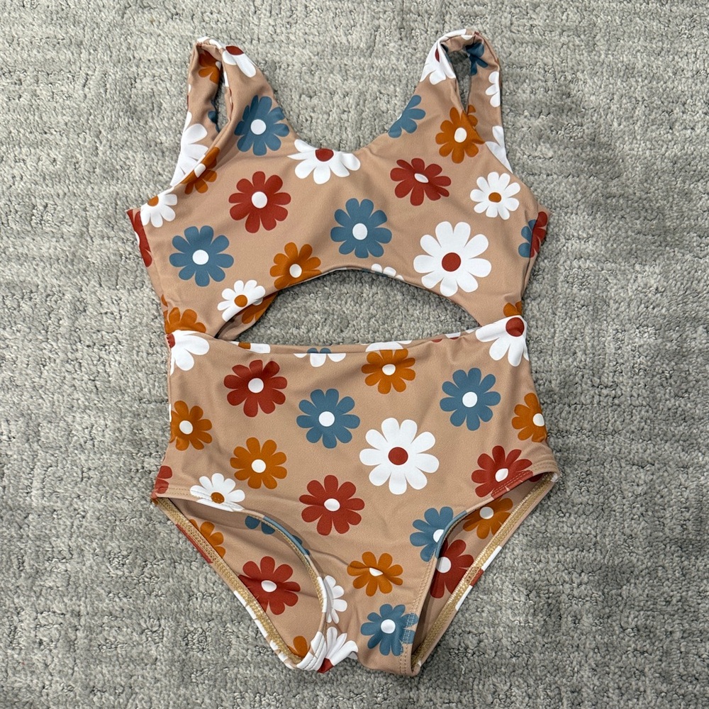Floral Cutout Swimsuit